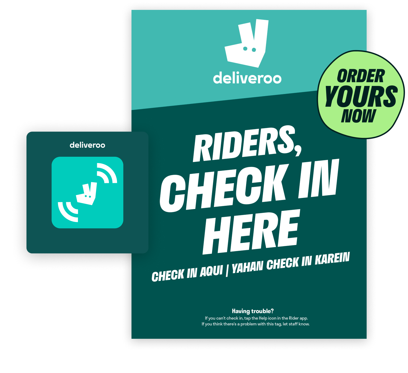 Order your Check-in Tag